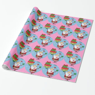 Personalized Funny Christmas gift idea cartoon Wrapping Paper