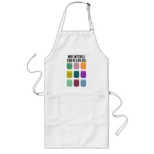 Personalized Funny Colourful Pickles With Dad Joke Long Apron