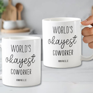 Personalized Funny Coworker Coffee Mug