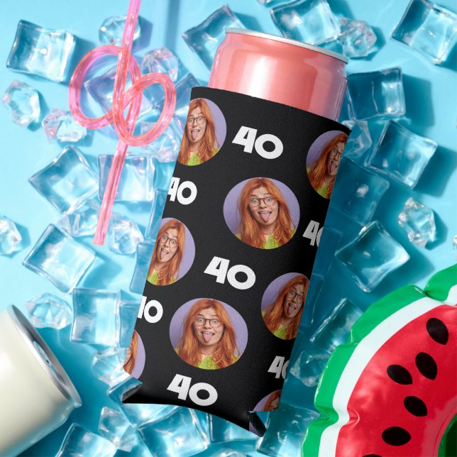 Personalized Funny Custom Birthday Party Favours Seltzer Can Cooler (In Situ Summer)