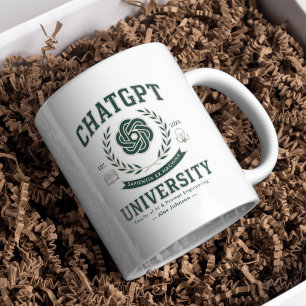 Personalized Funny Custom ChatGPT Graduation Coffee Mug