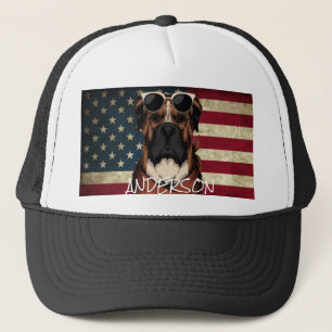Personalized  funny cute Boxer Trucker Hat