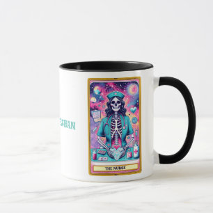 Personalized Funny Cute Tarot Nurse Halloween Mug