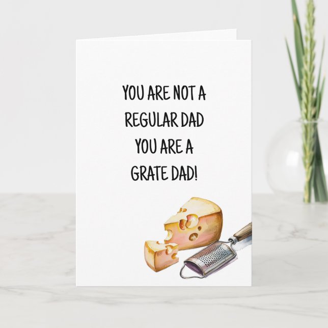 Personalized Funny Dad, Grandpa Fathers Day Card (Front)