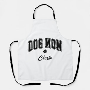 Personalized Funny Dog Face Apron   Custom Dog Mom