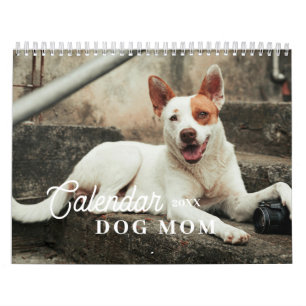 Personalized Funny Dog mom Pet Dog Photo Calendar