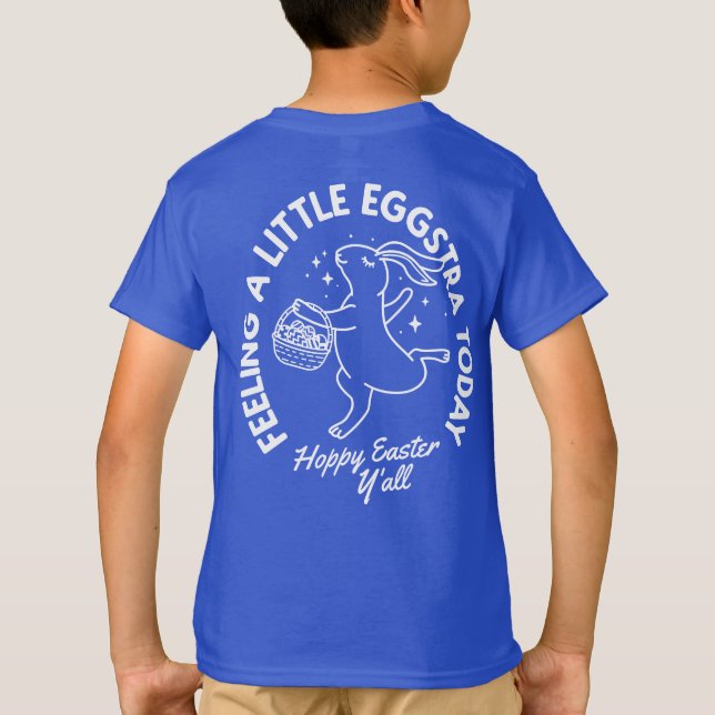 Personalized Funny Easter Bunny Shirt with Name (Back)