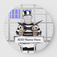 Personalized funny face Convict template