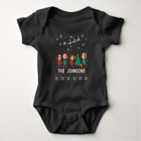 Personalized Funny Face Photo Christmas Elf Family