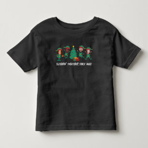 Personalized Funny Face Photo Christmas Elf Toddler T-shirt