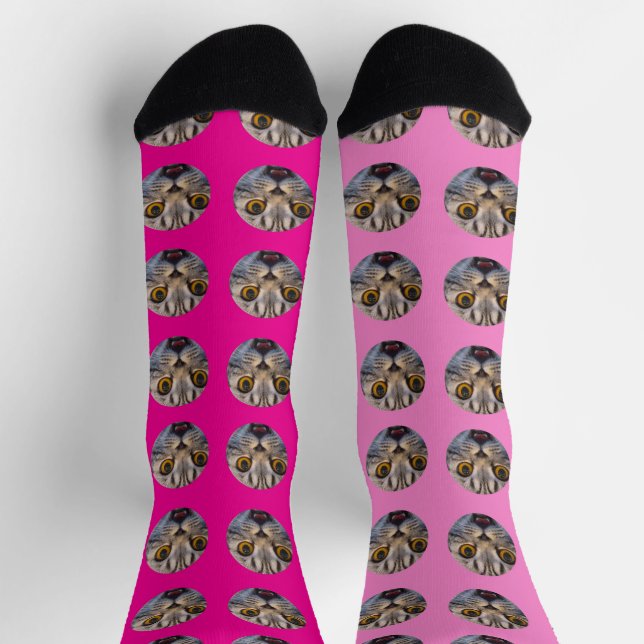 Personalized Funny Face Photo Socks (Top)