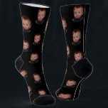 Personalized Funny Face Photo Socks<br><div class="desc">Our personalized black funny socks. These personalized socks allow you to put your face or a loved one's face on the socks for a truly unique and personal gift. The unisex design makes it perfect for anyone. Whether for yourself or as a gift, these photo socks are sure to put...</div>