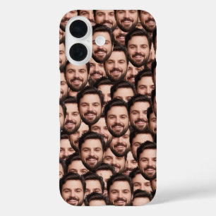 Personalized Funny Face Photo Unique iPhone 16 Case