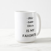 Personalized  Funny Favourite Child Mug, funny gif Coffee Mug (Front Right)