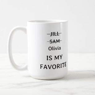 Personalized  Funny Favourite Child Mug, funny gif Coffee Mug