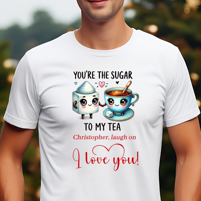 Personalized Funny Food Valentine Love Quote Shirt (Personalized Funny Food Valentine Love Quote T-Shirt)