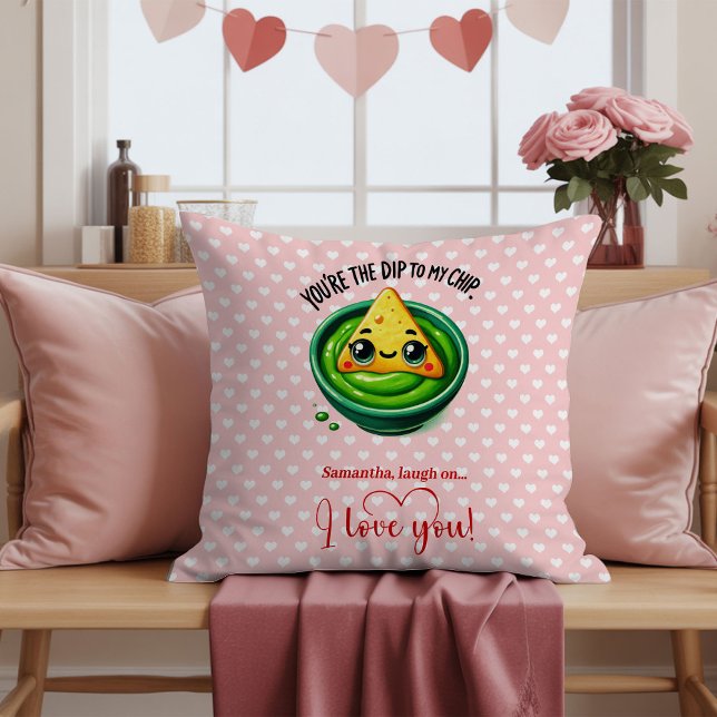 Personalized Funny Fruit Quote Valentine Pillow (Personalized Funny Fruit Quote Valentine Pillow

)
