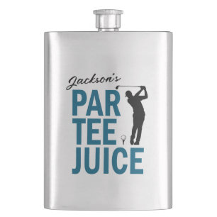Personalized Funny Golf Par Tee Juice Hip Flask