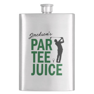 Personalized Funny Golf Par Tee Juice Hip Flask