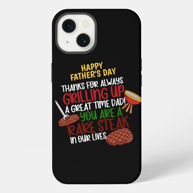 Personalized Funny Grill Chef Daddy iPhone Case (Back)