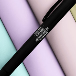 Personalized Funny Job and Hobby Name Black Ink Pen