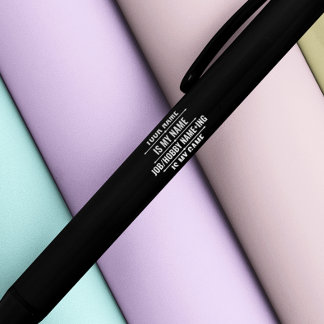 Personalized Funny Job and Hobby Name Black Ink Pen