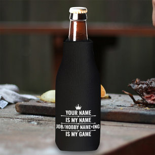 Personalized Funny Job and Hobby Name Bottle Cooler