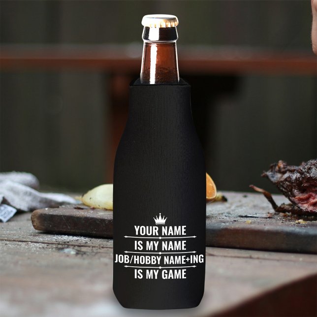 Personalized Funny Job and Hobby Name Bottle Cooler (Creator Uploaded)