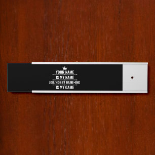 Personalized Funny Job and Hobby Name Door Sign