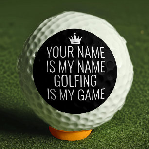 Personalized Funny Job and Hobby Name Golf Balls
