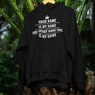 Personalized Funny Job and Hobby Name Hoodie