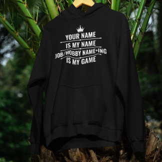 Personalized Funny Job and Hobby Name Hoodie