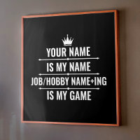 Personalized Funny Job and Hobby Name