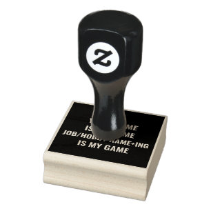 Personalized Funny Job and Hobby Name Rubber Stamp