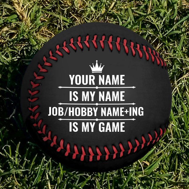Personalized Funny Job and Hobby Name Softball (Creator Uploaded)