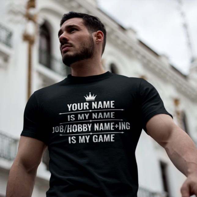 Personalized Funny Job and Hobby Name T-Shirt (Creator Uploaded)