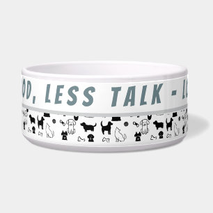 Personalized Funny Large Dog Bowl–Custom Pet Bowl
