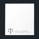 Personalized Funny Law Notepad<br><div class="desc">Personalized Funny Law Notepad | Important Law Stuff | Lawyer Gift | Law School Graduation Gift</div>
