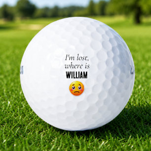 Personalized Funny Lost Golf Balls