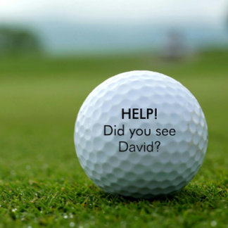Personalized Funny Lost Golf Balls