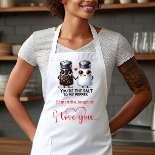 Personalized Funny Love Food Apron Valentine Gift
