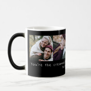 Personalized Funny Love Quote 4 Photo Collage Magic Mug