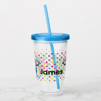  Personalized Funny Monster Cartoon Characters Acrylic Tumbler