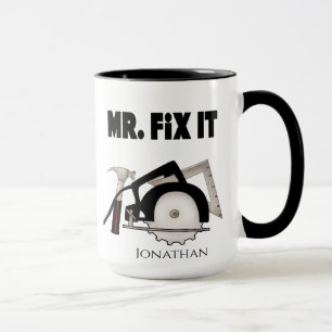 Personalized  Funny Mr Fix It Mug