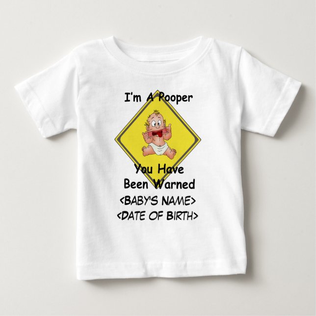 Personalized Funny New Baby T-Shirts (Front)