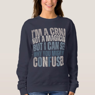 Personalized Funny Nurse Anesthetist CRNA Sweatshirt
