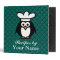 Personalized funny penguin recipe binder cookbook