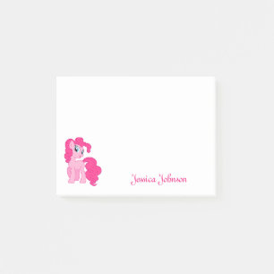 Personalized Funny Pink Unicorn Pony notepad