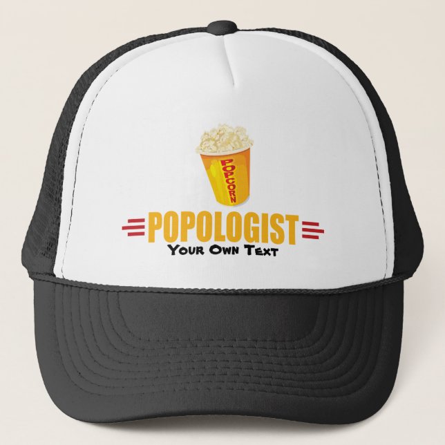 Personalized Funny Popcorn Trucker Hat (Front)