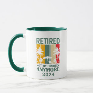 Personalized funny retirement officially retired mug